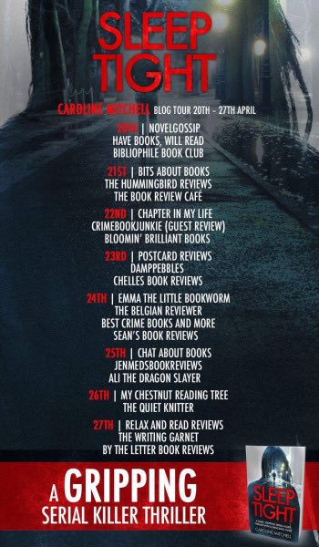 ClaireKreads's tweet photo. Eeek it's my turn alongside @sbairden and @Bbrilliantbooks on the #SleepTight #blogtour @bookouture @Caroline_writes @nholten40 #RubyPreston https://t.co/wuPD7vIxBy
