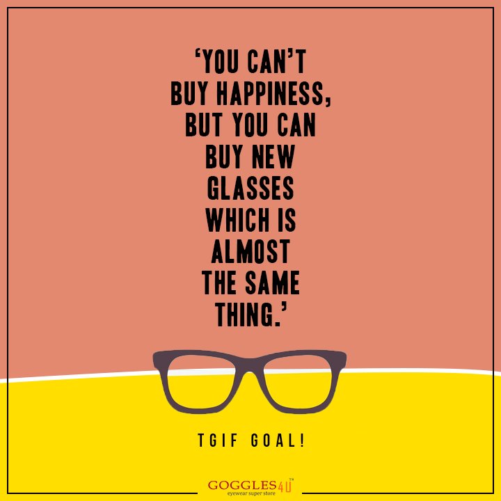 Goggles4u's tweet photo. Get spectacular this Friday! https://t.co/FULCNN5B6L 
#TGIFGoal #SpectacularWeekend #Friday #Eyeglasses #Goggles4u https://t.co/bTT3g3D6Ll