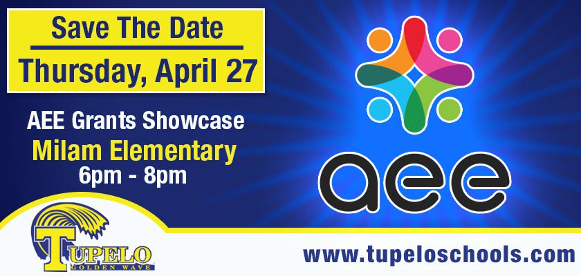 Don't forget to drop by <a href="/AEE_Tupelo/">AEE</a> showcase event next Thursday. Their first ever!