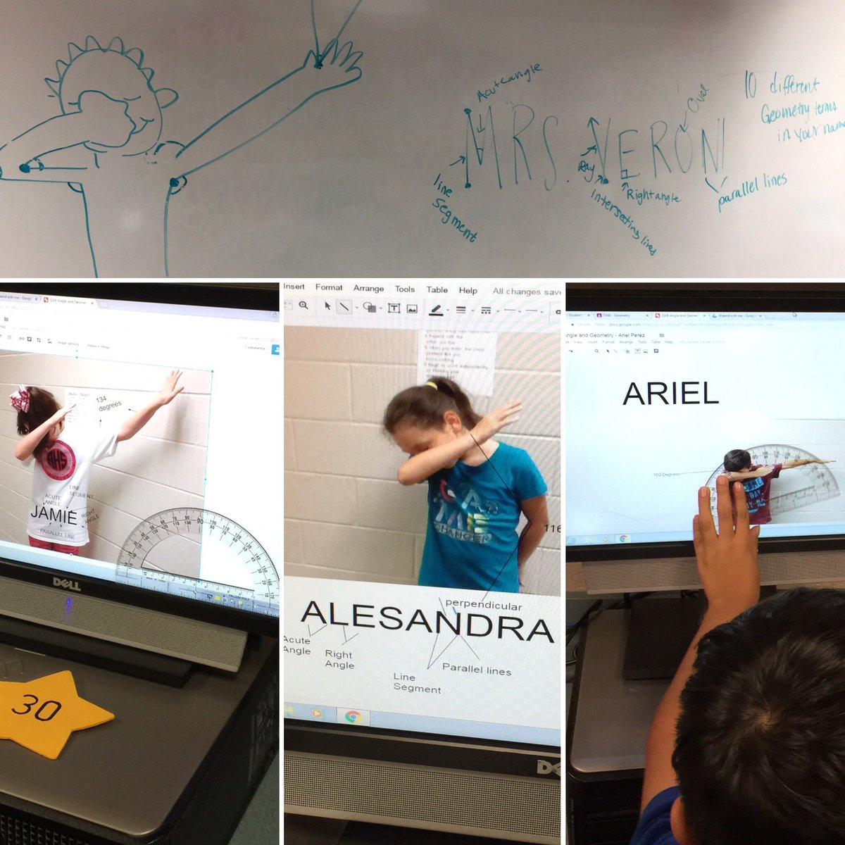 shelly_veron's tweet image. Geometry is EVERYWHERE... including our names and dance moves. #makemathrelevant @HumbleISD_MBE #mbebears @HumbleElemMath
