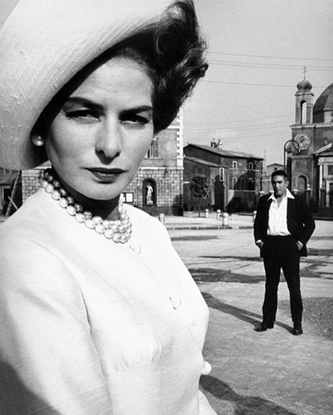 iva1975iva's tweet photo. Ingrid Bergman and Anthony Quinn on the set of The Visit, 1964. https://t.co/gyS0nLrcn5