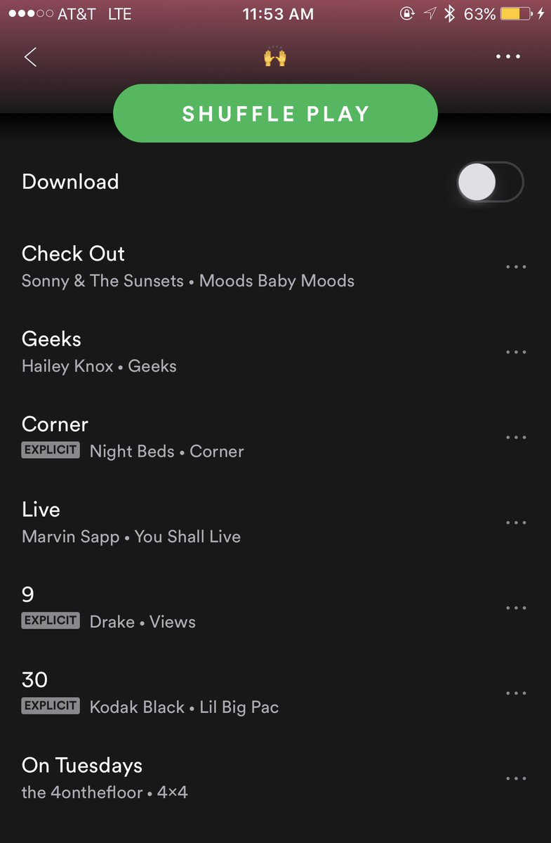 Caitiebear13's tweet photo. When you make a playlist for your favorite show #GeeksCorner #NotExplicit https://t.co/MBpWrGAoSM