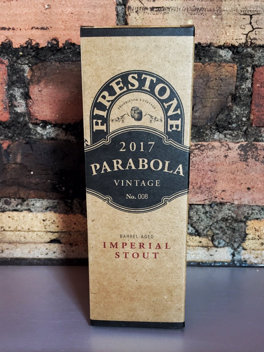 TRATA_ROC's tweet photo. LIMITED RELEASE #Parabola from @FirestoneWalker now available!! Get this while you can! 
•••
#Rochester #Roc #Trata #firestone #rocdrinks https://t.co/HnohkVuD8U
