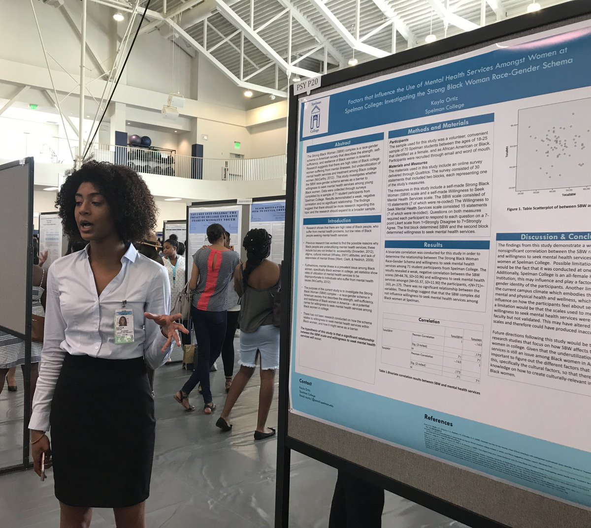 SpelmanWellness's tweet photo. S/O to Kayla Ortiz and her research on Black Women's Mental Health. #scresearchday https://t.co/cGHQPjJZGl