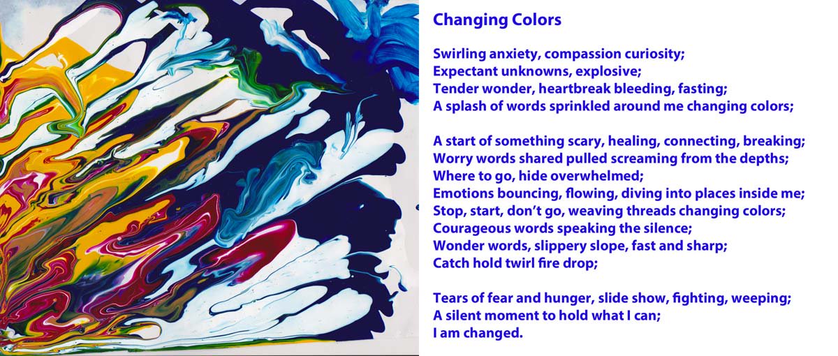 newdaycampaign's tweet photo. #ArtHeals: Jane Young exhibits a poem and art alongside 46 works by other Marylanders at the #BehavioralHealthAwarenessArtShow https://t.co/nnj2pVjzeU