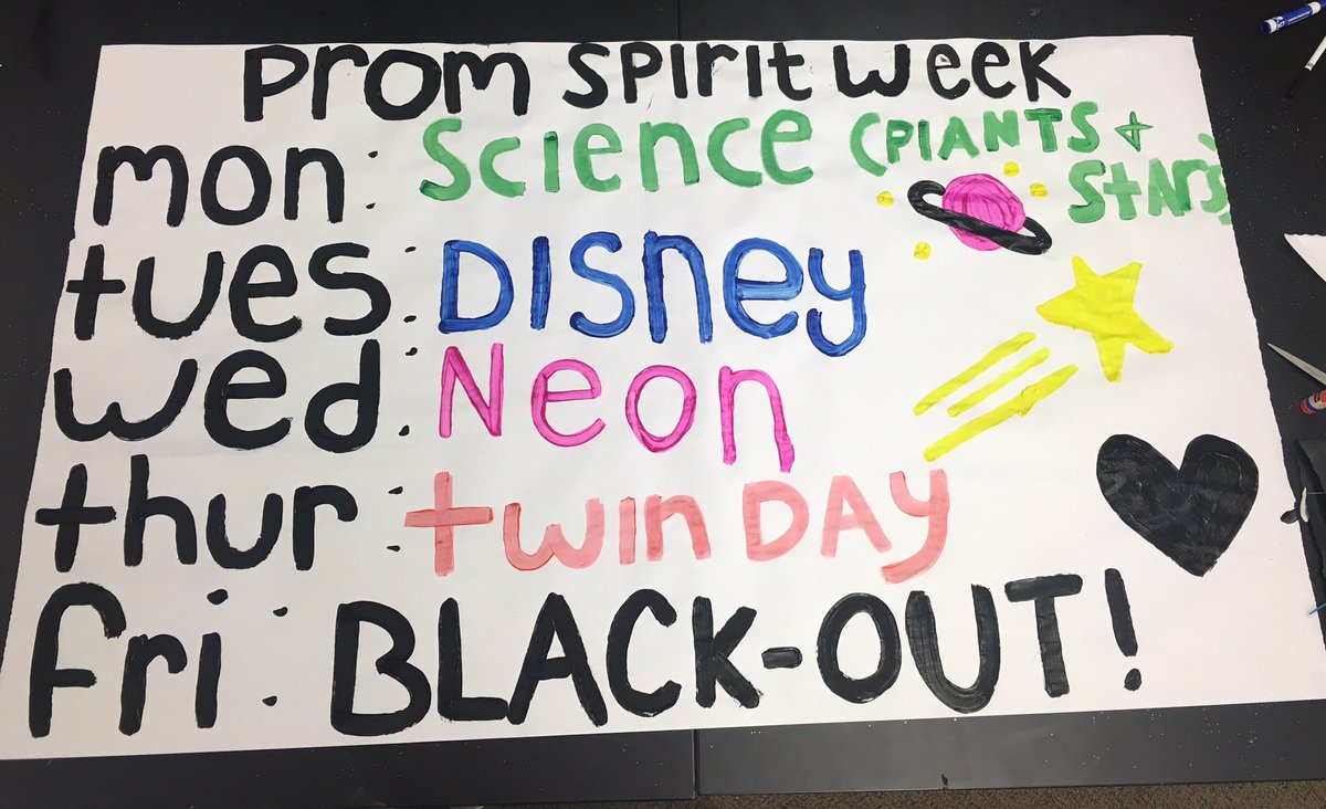 SaguaroProm's tweet photo. Prom Spirit Week next week!! Show your spirit ✨⭐️!!!!! https://t.co/ThToQ0hKV0