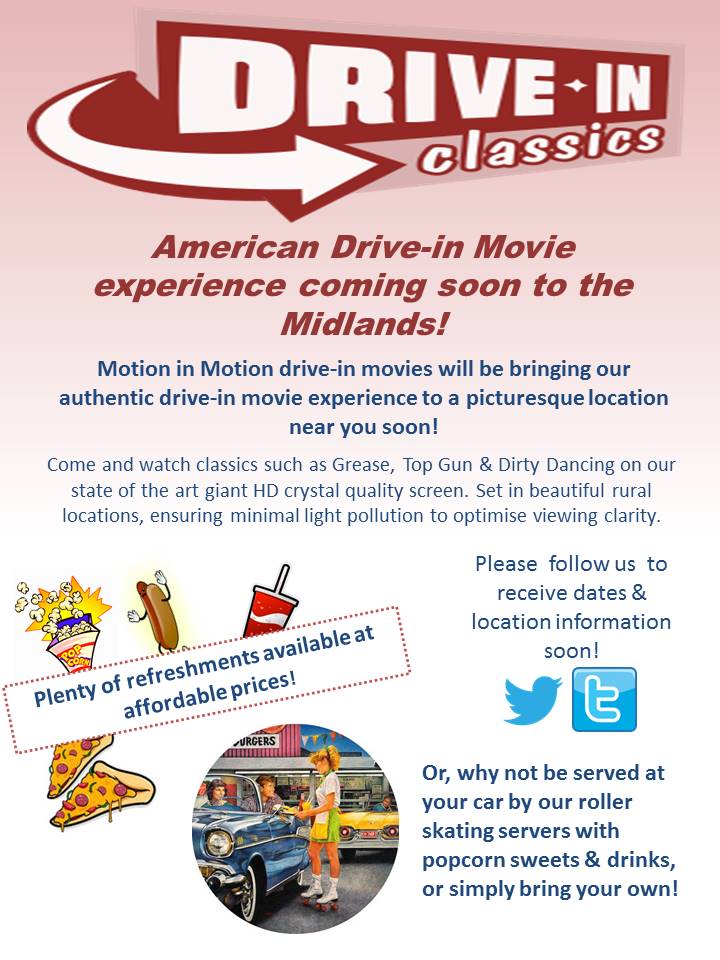 motioninmotion's tweet photo. Coming Soon!! #drivein #movies #cinema #motioninmotion #films #Classics #PopCornTime #Leicestershire https://t.co/uWYSLKcd2k