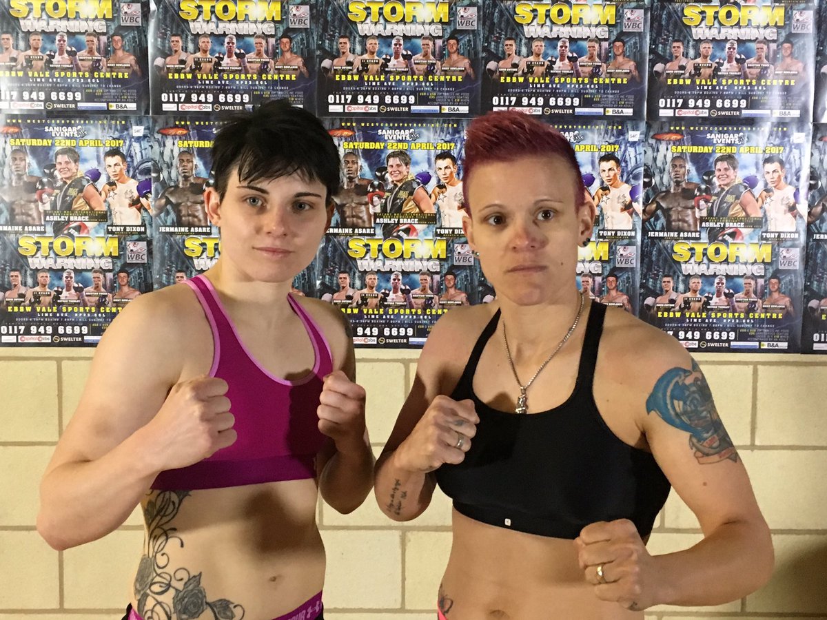 JamieSanigar's tweet image. #StormWarning weigh in @WBCBoxing International Bantamweight Championship Ashley Brace 8st 5.5lbs v Alexandra Vlajk 8st 3.5lbs💥🥊#YFfeit