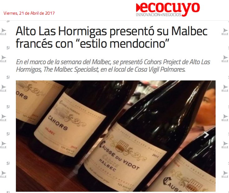 EstefyLit's tweet photo. @ALHmalbec En la Semana del #Malbec: la tipicidad e identidad del terruño en cada botella #TheMalbecSpecialist  https://t.co/5buAeln6Q2 https://t.co/03LMVDCLkd