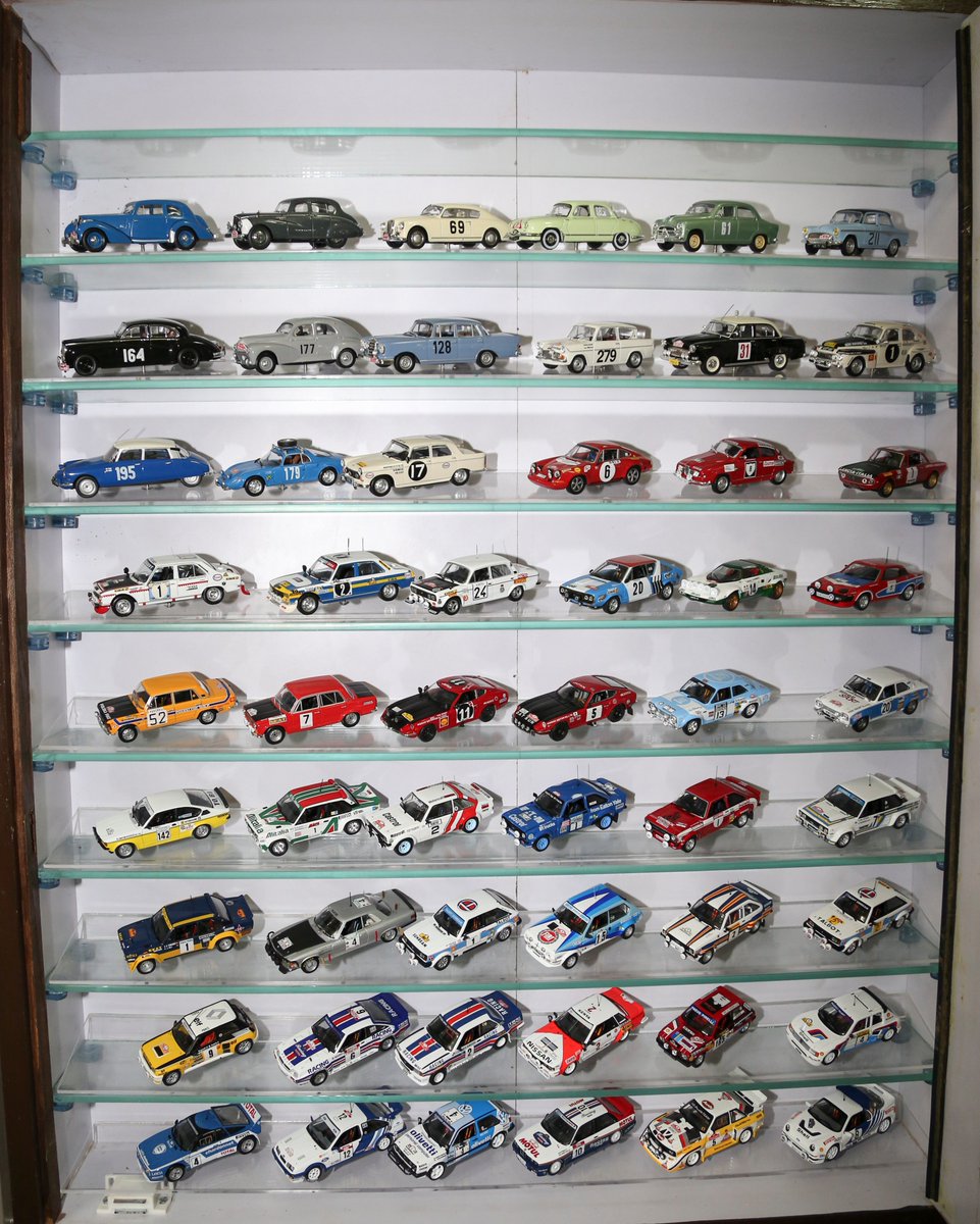 Got some more model cases done to house my 1:43 scale rally car