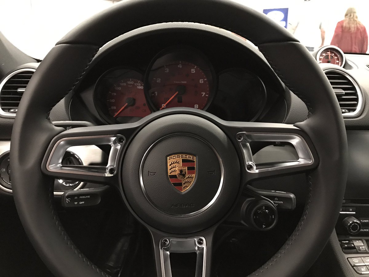 NMAutoShow's tweet photo. Great car! RT @AndresT23: The @Porsche 718 Cayman S was nice to sit in at the @NMAutoShow! #ABQ #Porsche #NMAutoShow https://t.co/kReRKKm8bL
