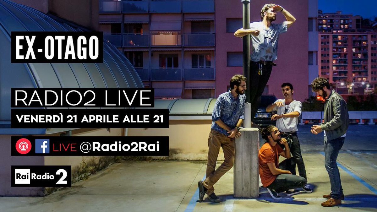 exotago's tweet photo. #Marassi live per @RaiRadio2 seguiteci in diretta su >> https://t.co/a1MjjqBpN0 #stramarassi https://t.co/u305iwAhGI