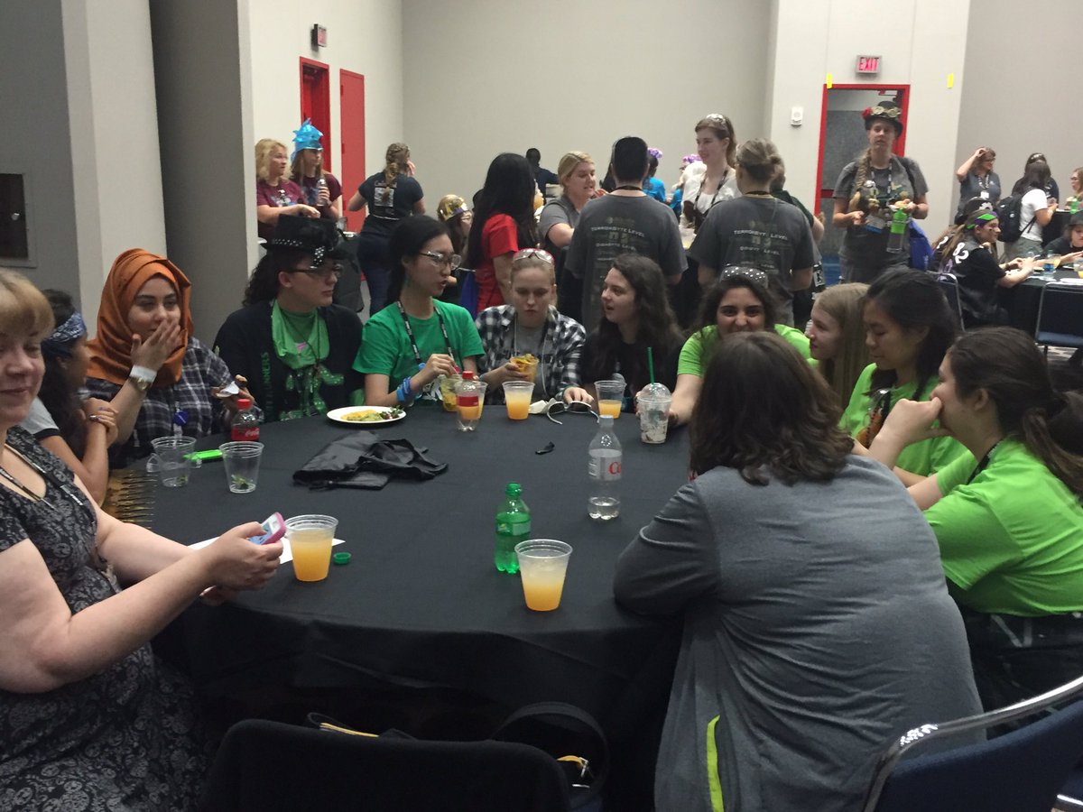 ChemBishop's tweet photo. NCWIT conference at FRC in Houston @circuitrunners @WheelerMagnet @WITWomen @NCWIT https://t.co/Bs8JVzrCdm