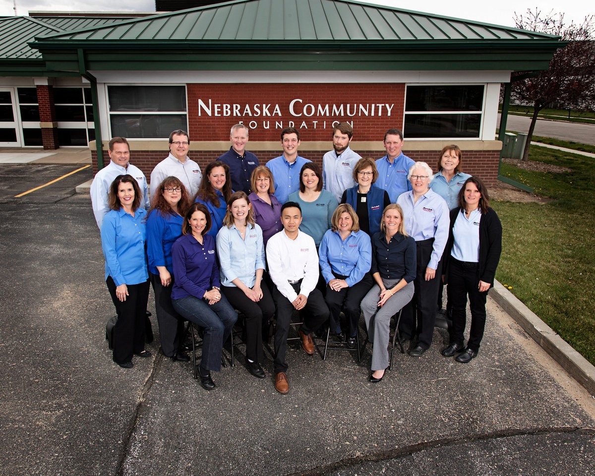 nebcommfound's tweet photo. That rare moment when your entire statewide staff is in the same place. Have a great weekend, everyone! https://t.co/JConaGXRK4
