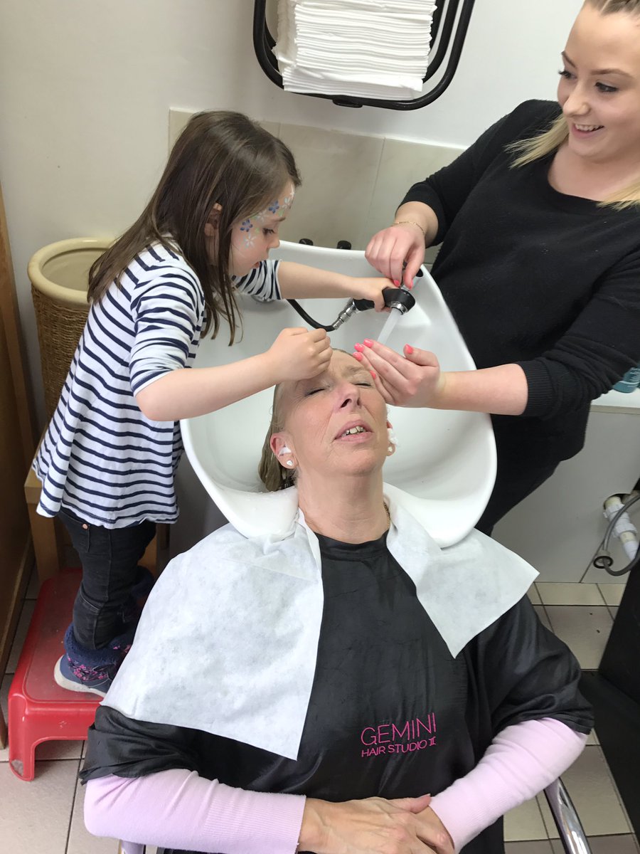 Starting them off young <a href="/GeminiHairFleet/">Gemini Hair Studio</a> Born a @redkenuk baby, always a redken baby! <a href="/JackREDKEN/">Jack REDKEN</a> <a href="/leestaffordhair/">Lee Stafford</a>