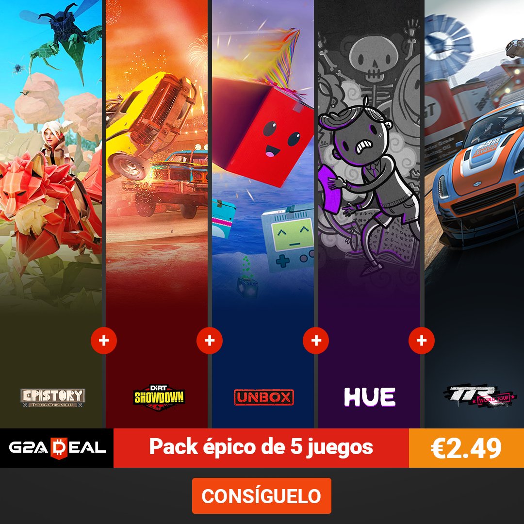 NotiGamesp3's tweet photo. Ya aprovecharon #G2ADeal 5 juegos por un precio de risa!! @G2A_com @G2A_ES https://t.co/3PBDRJq93f