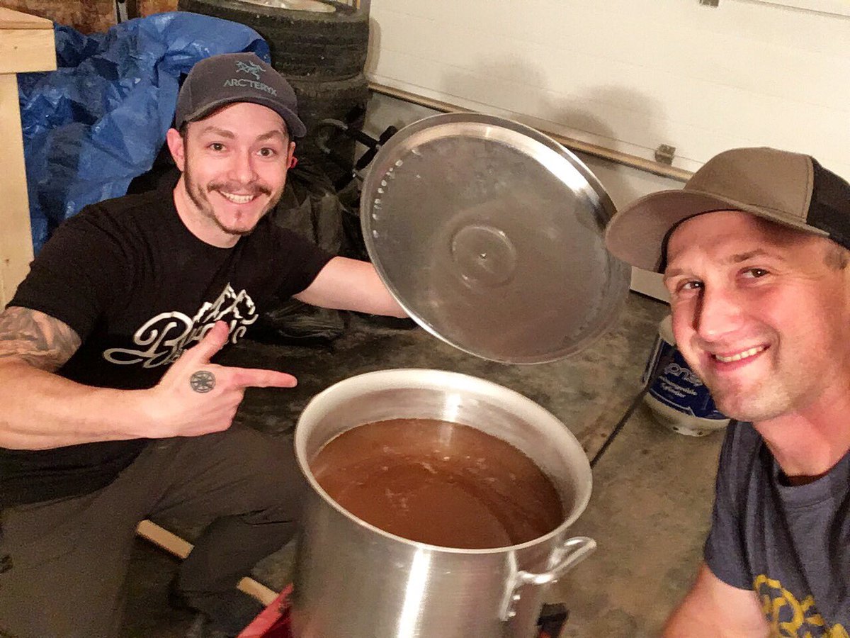 Brew Day! Trying out a brand new IPA recipe jam packed with @chilliwackhopfarms hops! About to get to the boil started! #bivybeer