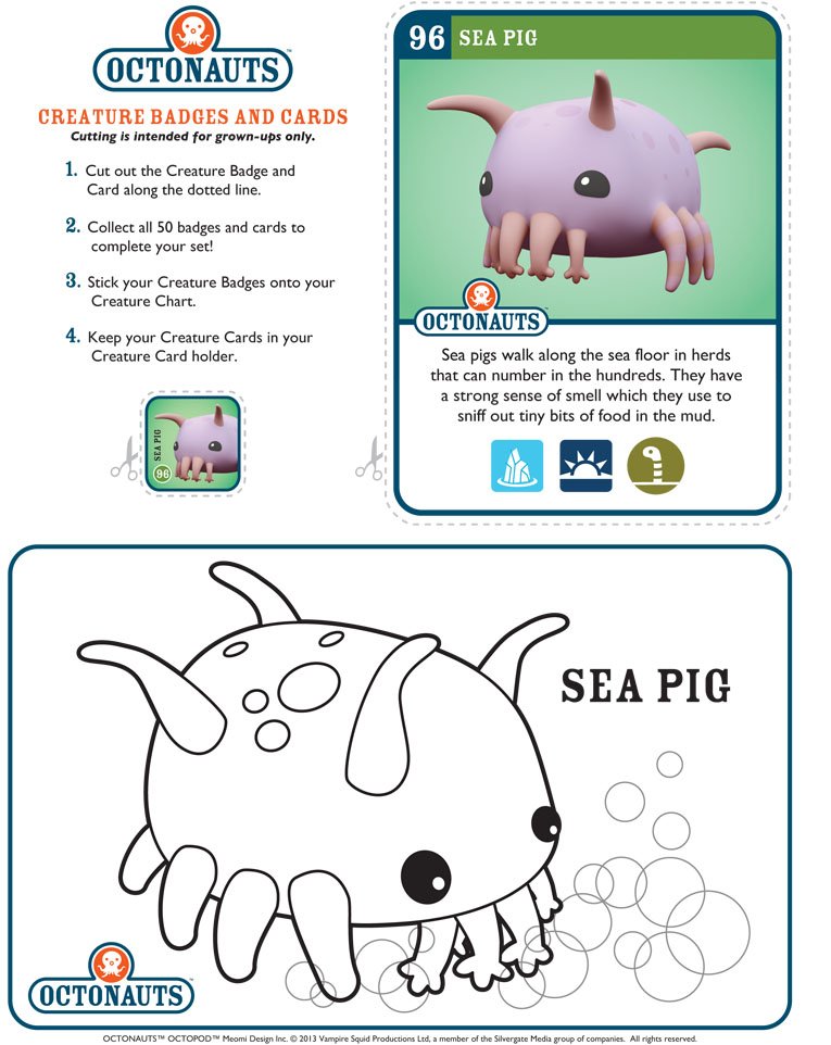 Octonauts Creature Chart 1