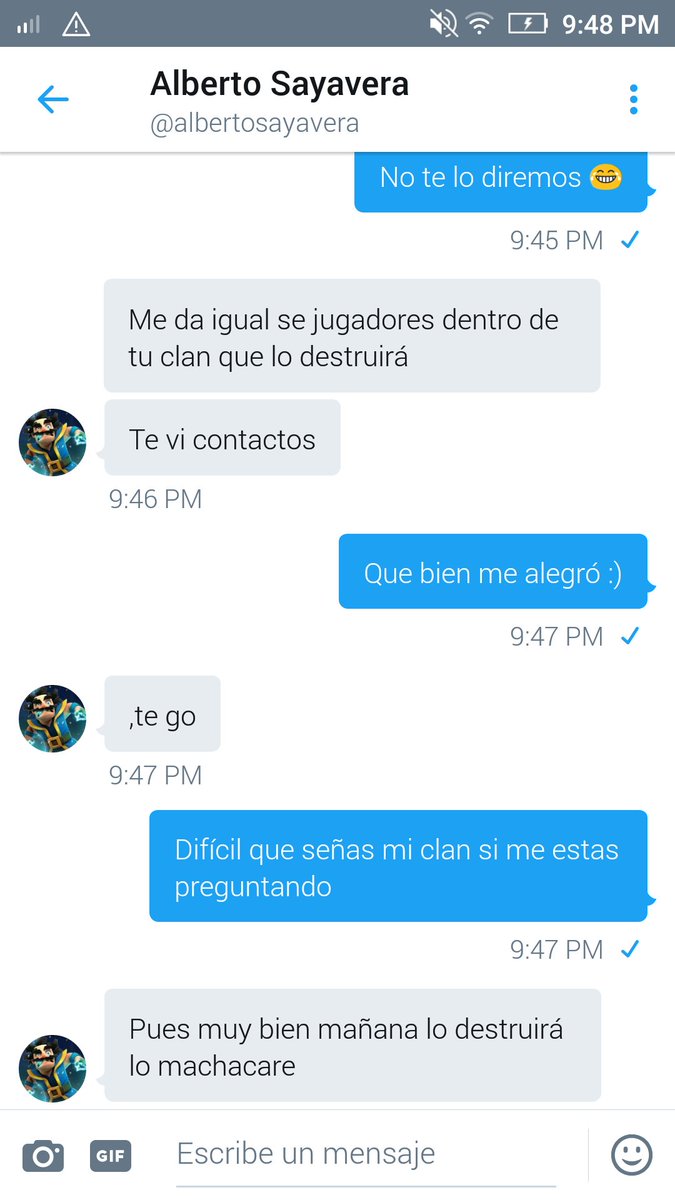 Cuidado que llego él destructor de clanes