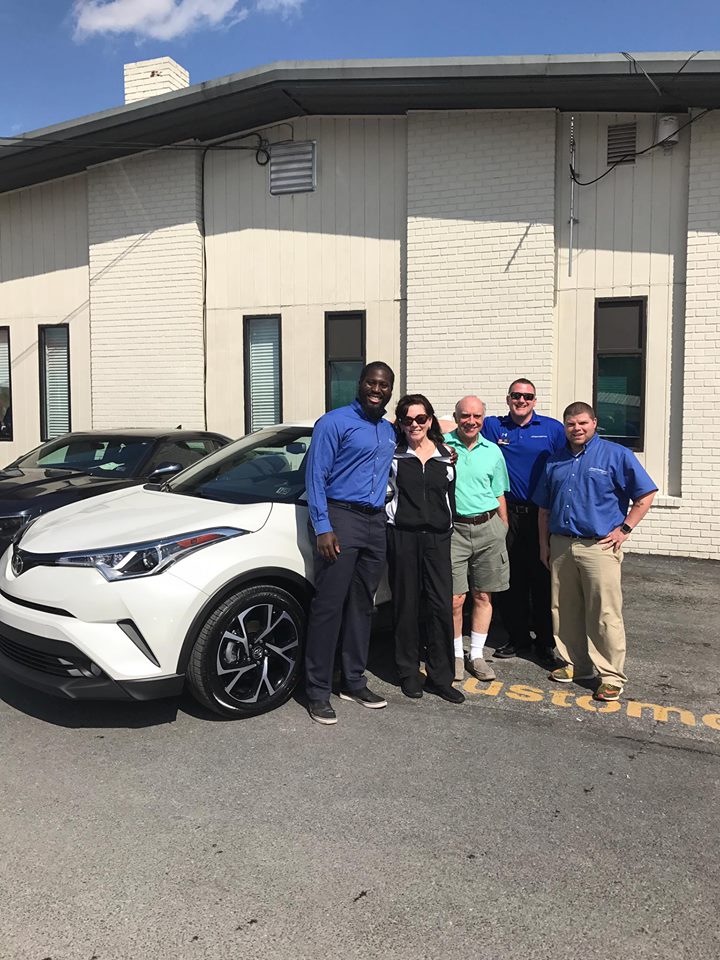 SalesFitzmall's tweet photo. Here for only 1 day and just like that our first CH-R is Sold! CONGRATS! #mischiefmaker #gamechanger #fitzway #letsgoplaces https://t.co/H9VGQX2tVF