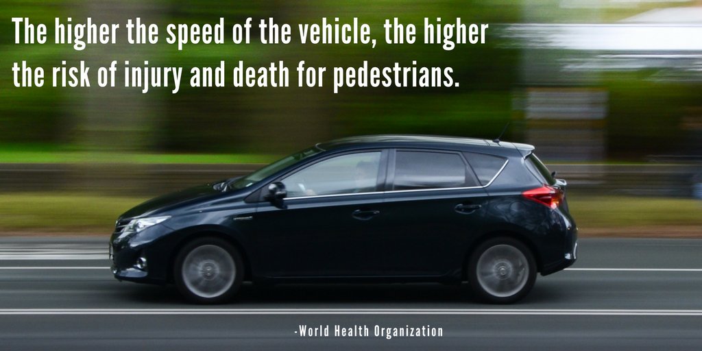 HopkinsINJURIES's tweet image. #FactFriday The higher the speed of the vehicle, the higher the risk of #injury and death for pedestrians. Read more who.int/violence_injur…