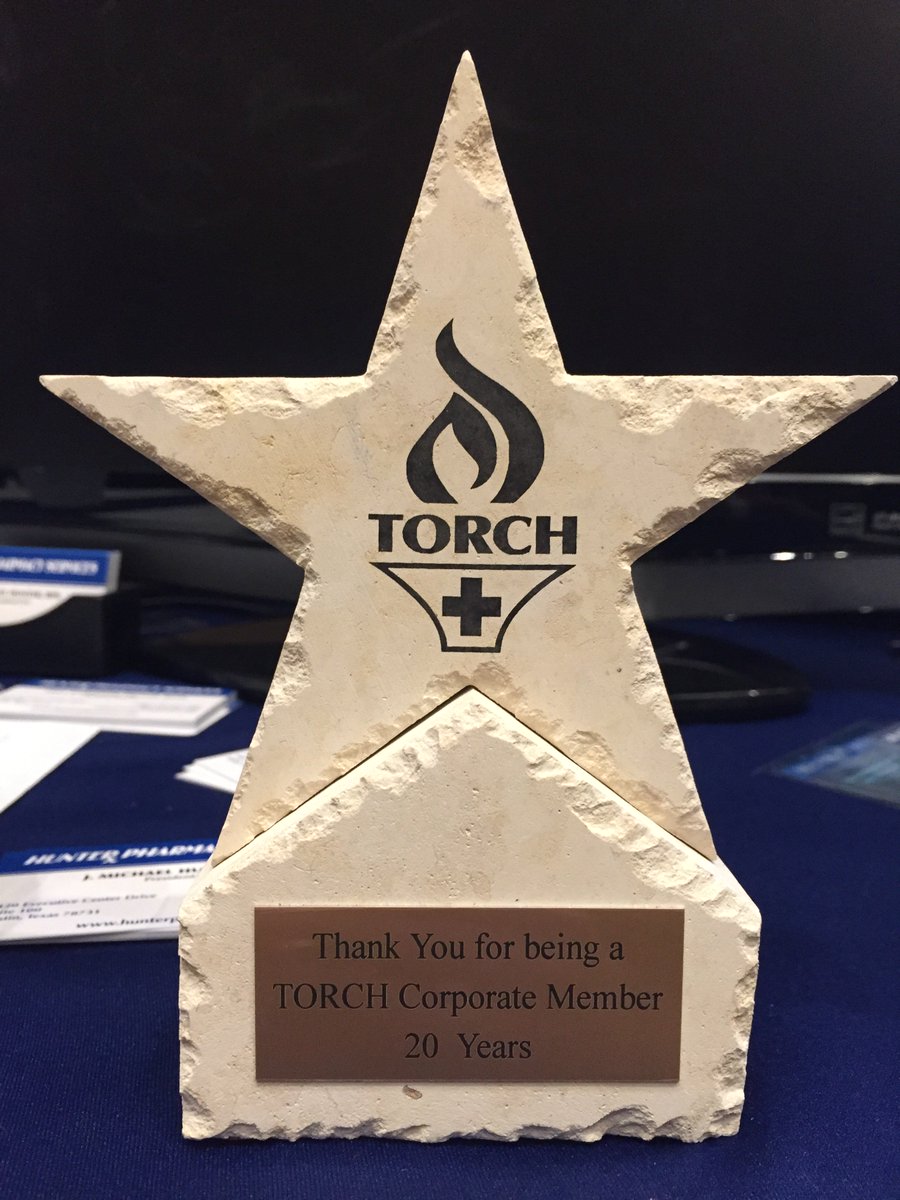 HunterPharmacy's tweet photo. @torchnet #torchconf This year marks 20 years of @HunterPharmacy being a TORCH Corporate Member. https://t.co/dWBfsIKSyT