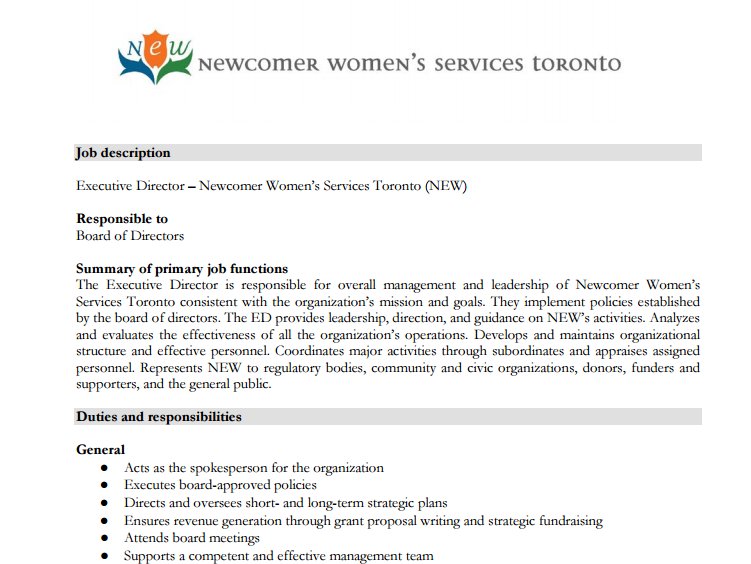 NEW_Employment's tweet photo. NEW is looking to hire an Executive Director. Please share this job posting within your network. https://t.co/JarXpreyDa https://t.co/S5pawI2lTV