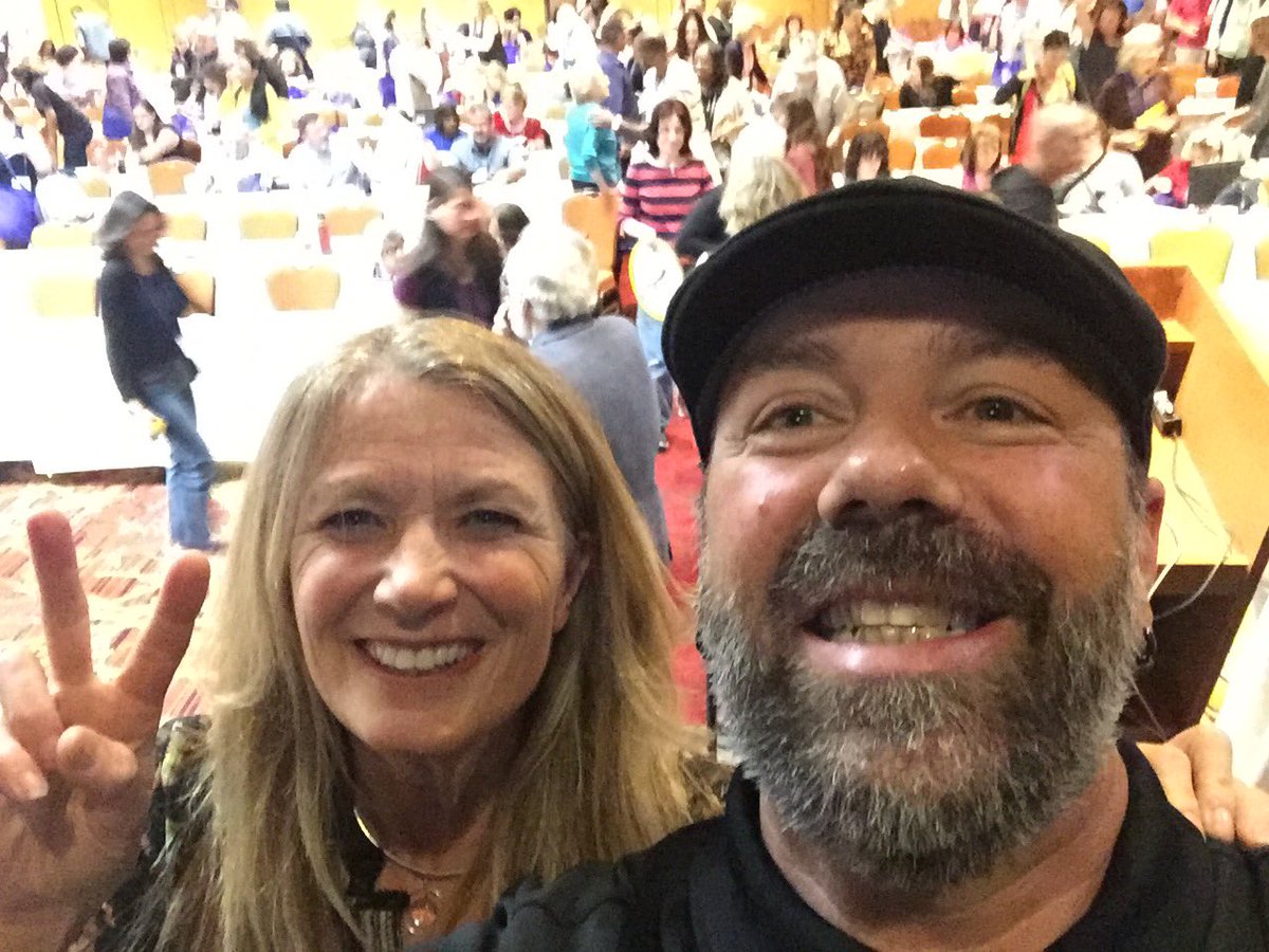 CommunityProd1's tweet image. Community Productions rocking with the one and only Christine Stevens!! Keynote speech was amazing.