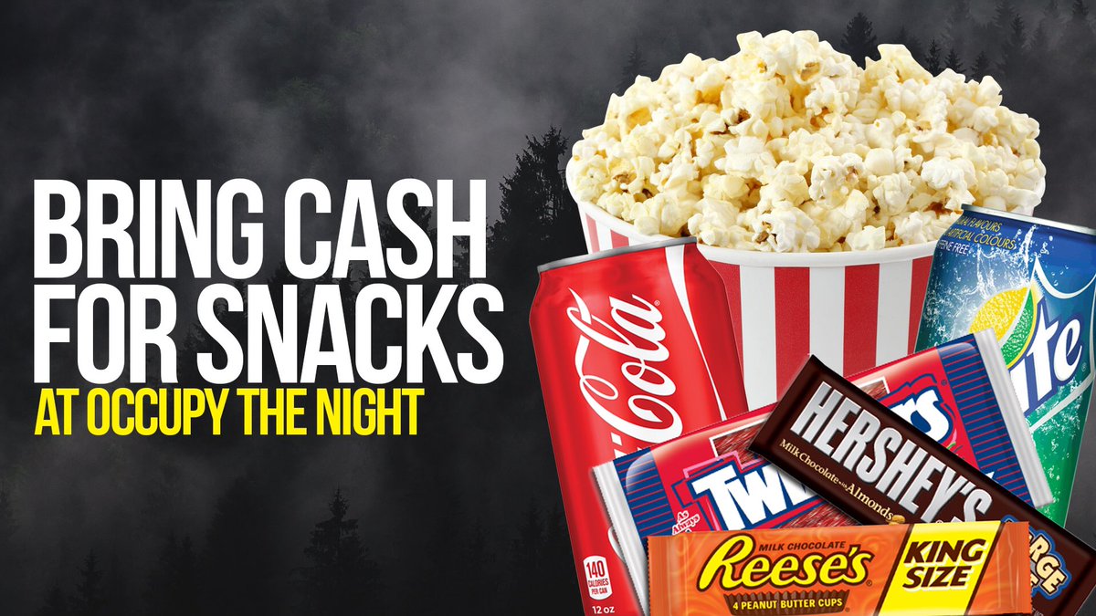 discoveryhsm's tweet photo. Want snacks? Bring cash. See ya TONIGHT at 7PM. https://t.co/dng832x8r9