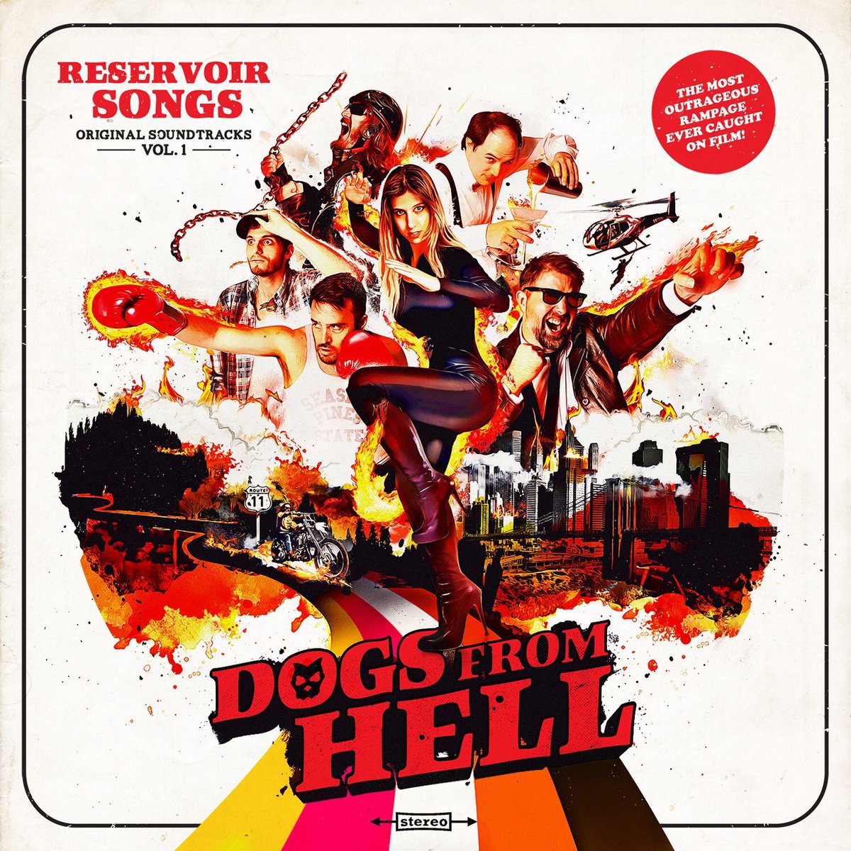 PopConCine's tweet photo. Mañana SÁBADO 22/Abril a las 21hs los geniales @ReservoirSongs presentan su disco debut #DogsFromHell en @salacrash 😎🎶 ¡Imperdible! 👊🏼💢 https://t.co/3y8sNZeyR4