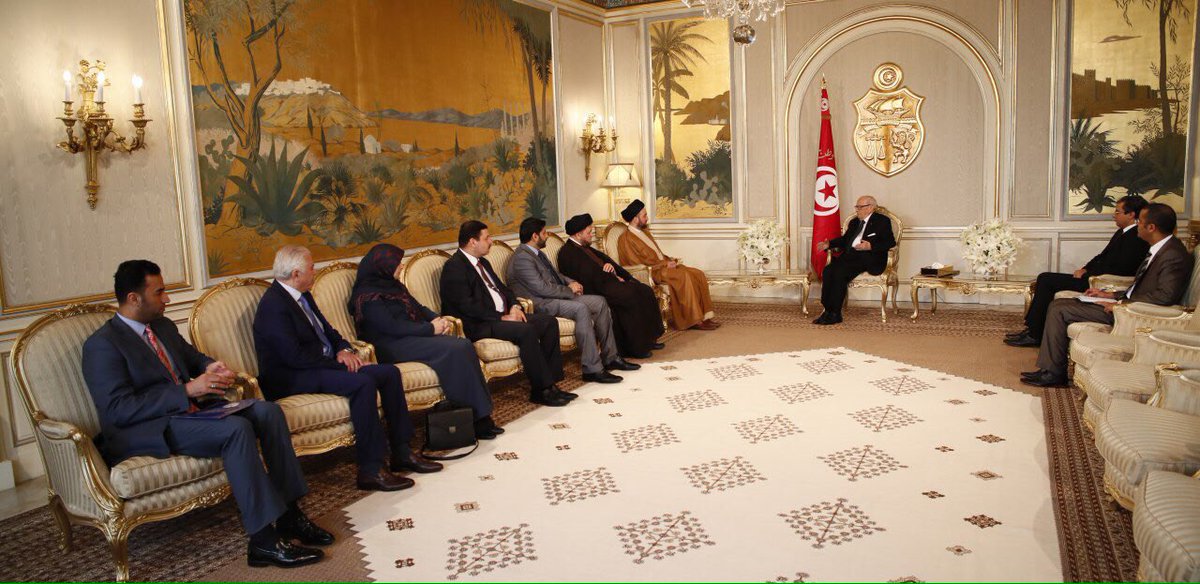 Ammar_Alhakeem's tweet photo. خلال زيارتنا ووفد التحالف الى الشقيقة #تونس التقينا فخامة الرئيس التونسي السبسي ونقلنا لفخامته تحيات واحترام الشعب العراقي والقيادة العراقية https://t.co/jMet8ucq2Z