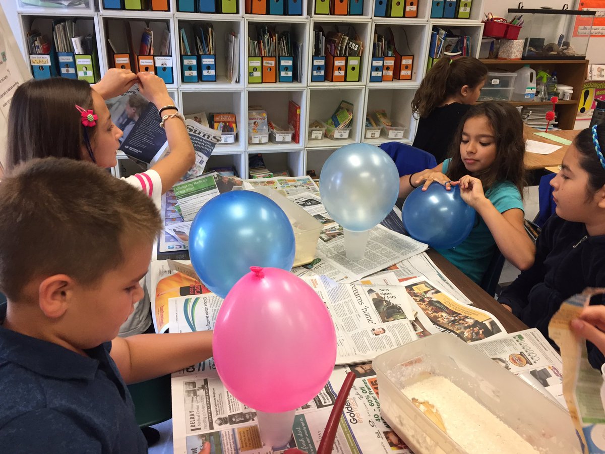 MrsBerlatsky's tweet photo. Happy Campers celebrated Earth Day by starting to make chimpiñatas for @SaveTheChimps #98.6% #PeaceLove3rd #verdeway #earthdayeveryday https://t.co/4Qj4LGe3bR