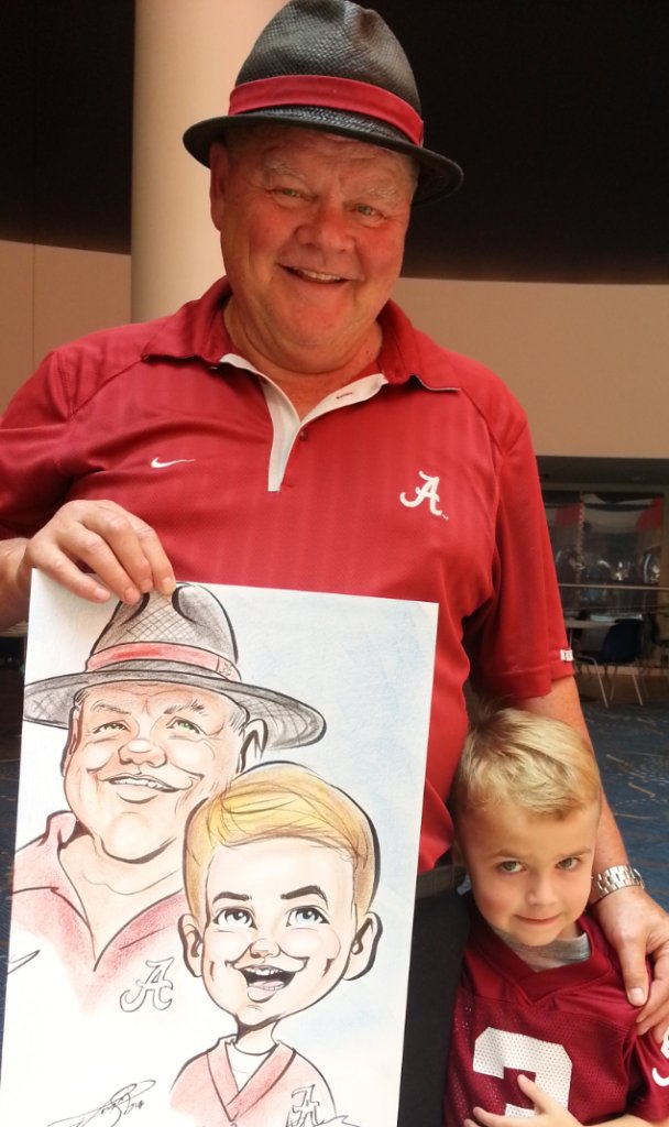On Monday from 4-6 PM, award-winning caricaturist Tony Smith will be creating caricatures of Gwinnett students. You don't want to miss!