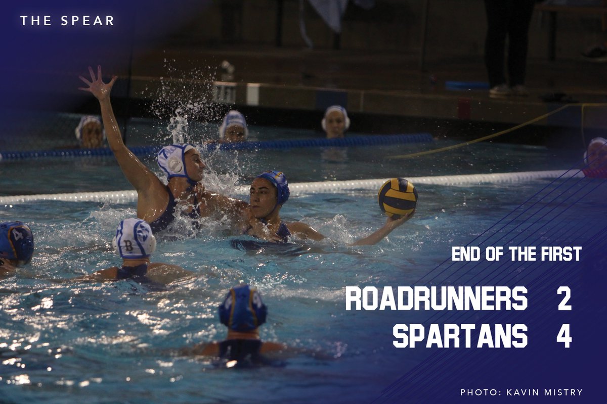 TheSpearSJSU's tweet photo. End of the first quarter

@doniamoomen leads the way with 2 goals. @SJSUwaterpolo https://t.co/UIZfSmrPyb