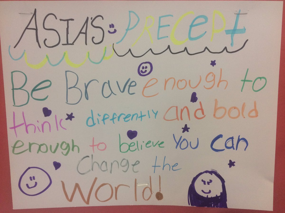 hadleysmith13's tweet photo. Room 24's precepts #readaloud #riversidehappy https://t.co/4fLtIPYy0K