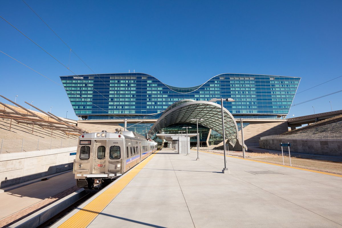 #traintotheplane opened 1yr ago! In that year - the CU A Line has traveled 1.2M miles &amp; has made 52K trips in that year! Thanks for riding!