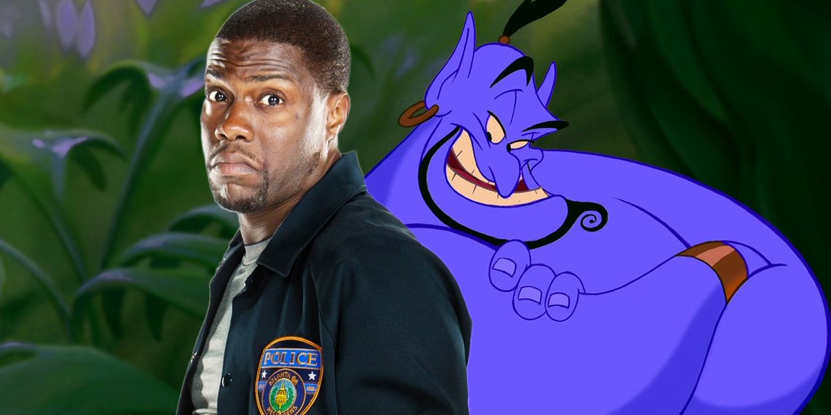 screenrant's tweet photo. Aladdin: Kevin Hart Was Considered for Genie in Live-Action Version - https://t.co/sqGzWGJJRb https://t.co/xRfSn3o0S9