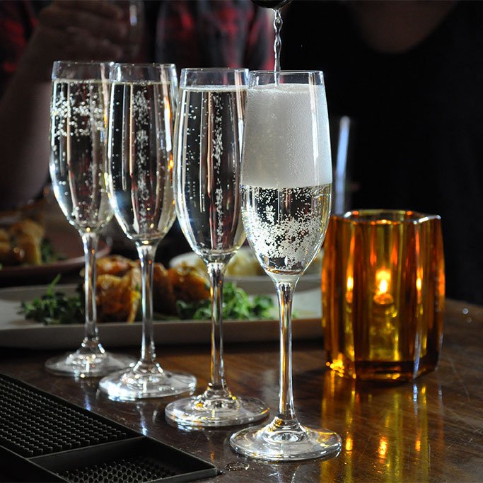 Come for the happy, stay for hours! Happy Hour runs from 5-7. Then DJ Selecta gets the party going in the lounge at 9! Cheers!