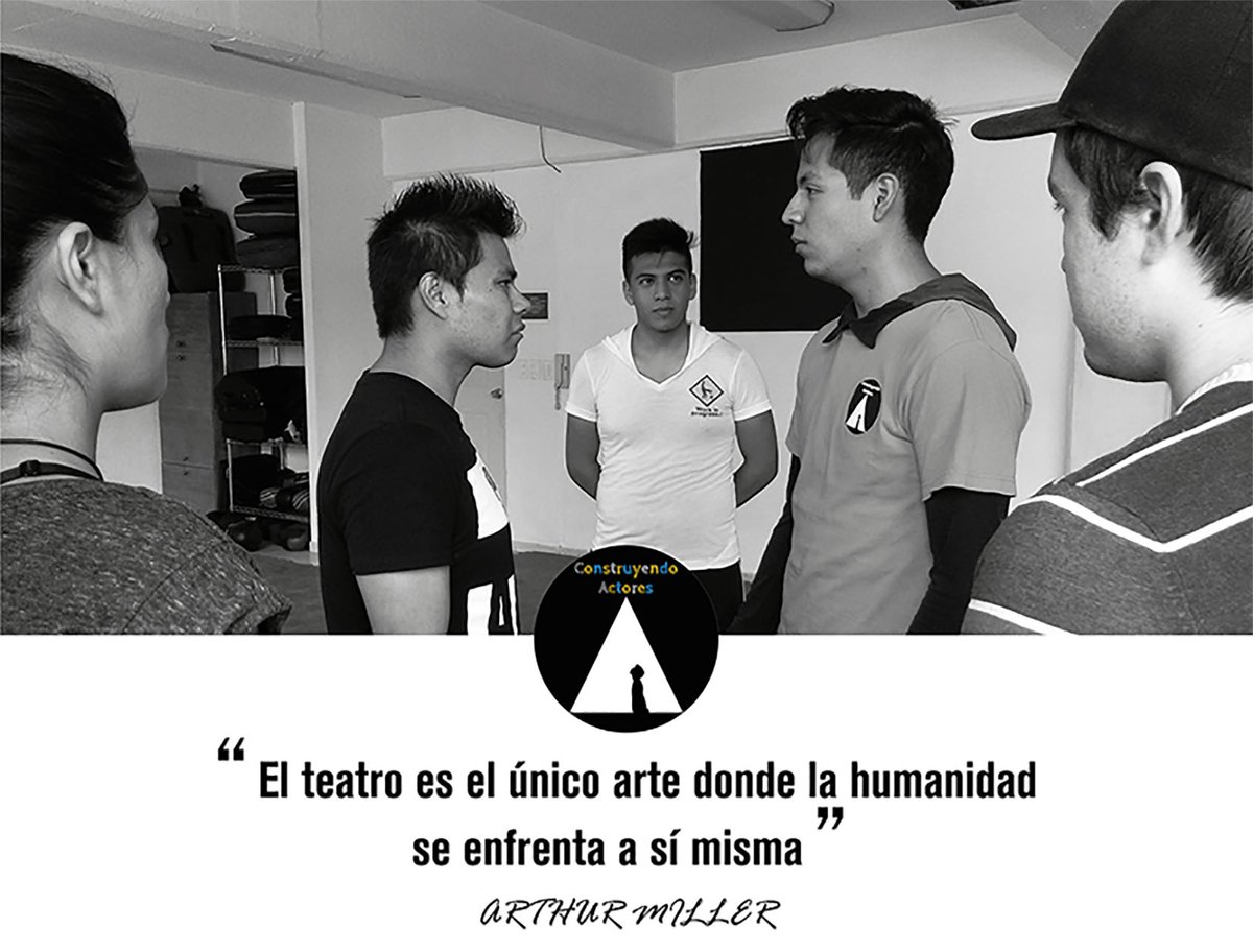 Const_actores's tweet photo. "El teatro es el único arte donde la humanidad se enfrenta a sí misma".
 -Arthur Miller. 🎬🎭

#ConstruyendoActores #actorslife #ArthurMiller https://t.co/QQe51zpETS