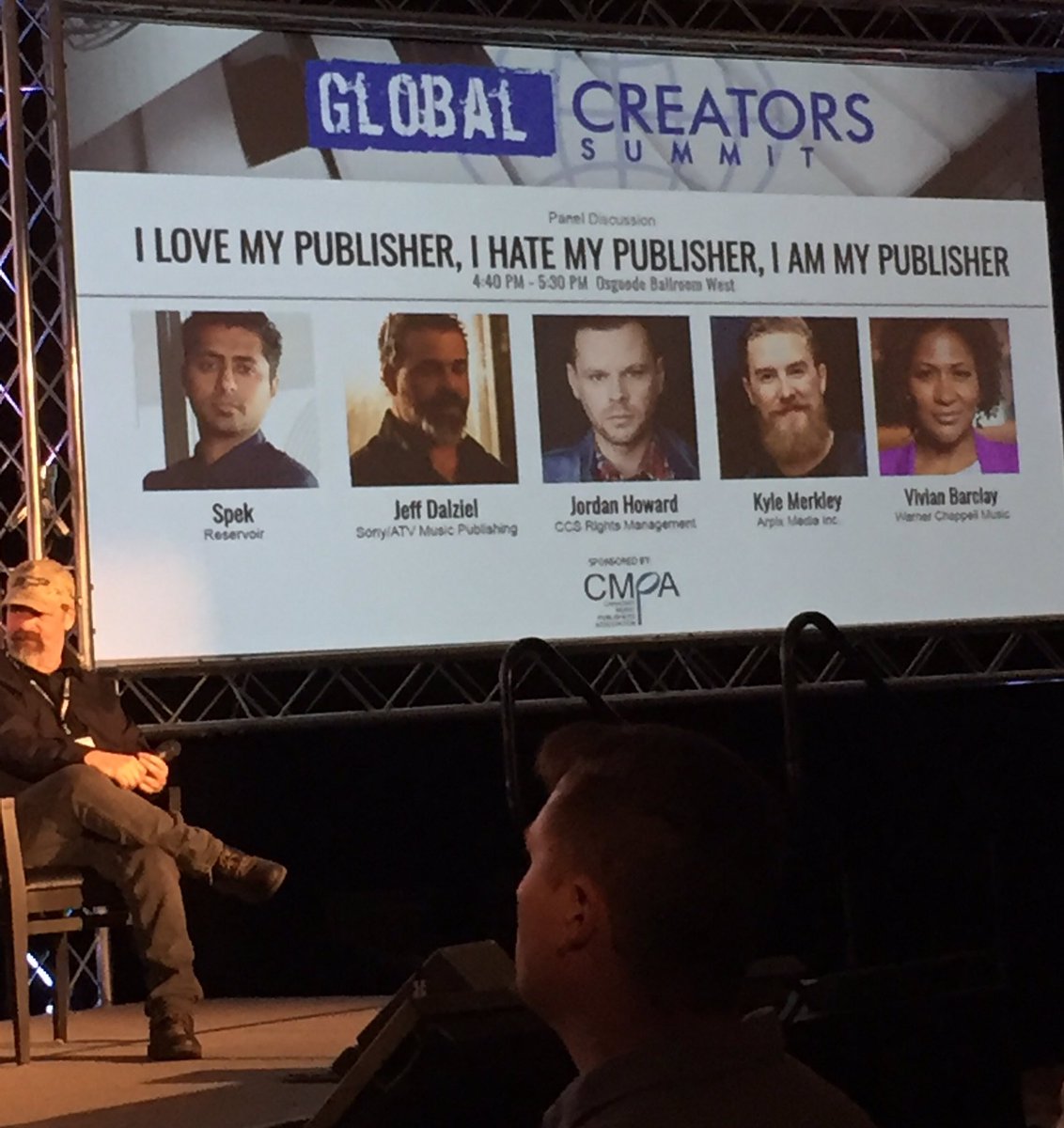 ttobias523's tweet photo. "I love my music publisher" - the rich panel of experts sharing their knowledge and experience at #CMW2017 #CMW_WEEK Thx @canmuspub https://t.co/43BgByvFjR