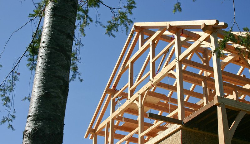 And the timber frame building season is underway!