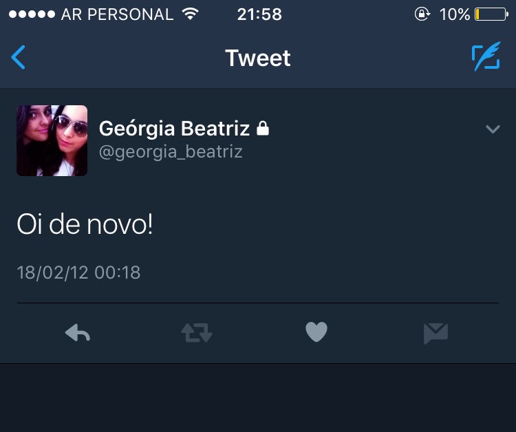 gabibigab's tweet photo. hoje eu to só georgia beatriz https://t.co/Krz8JRVhcI