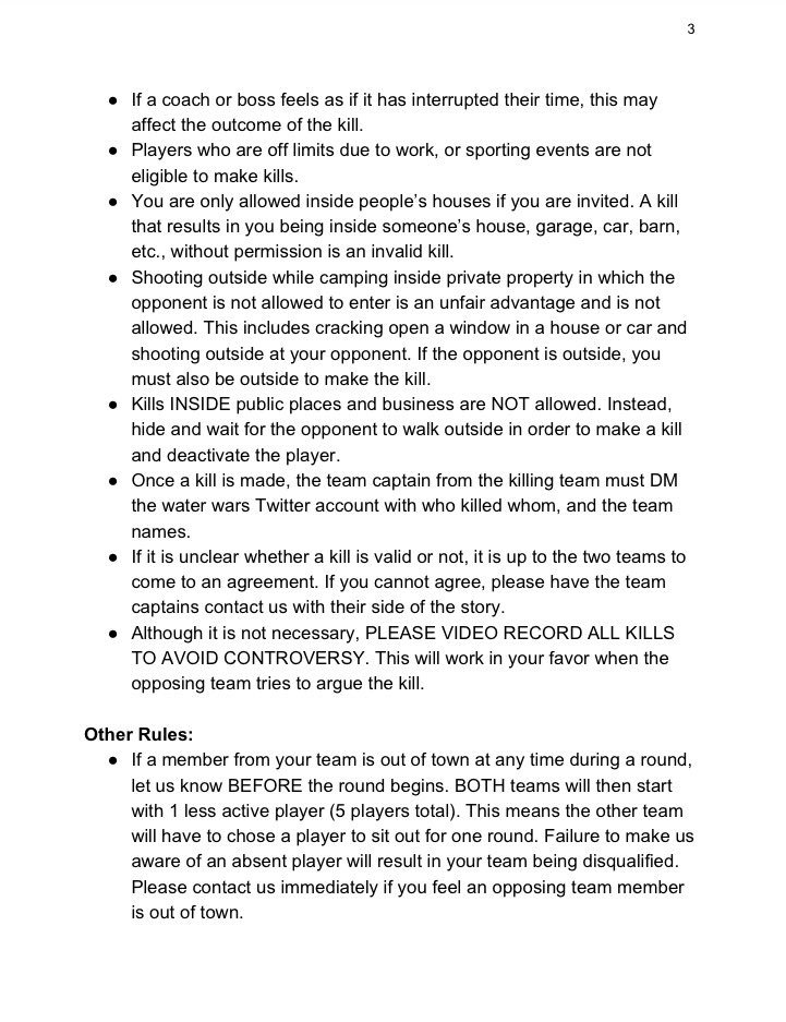 MHS_WaterWars's tweet photo. MILFORD WATER WARS OFFICIAL RULES🔫💦 https://t.co/KVmOjn4a51