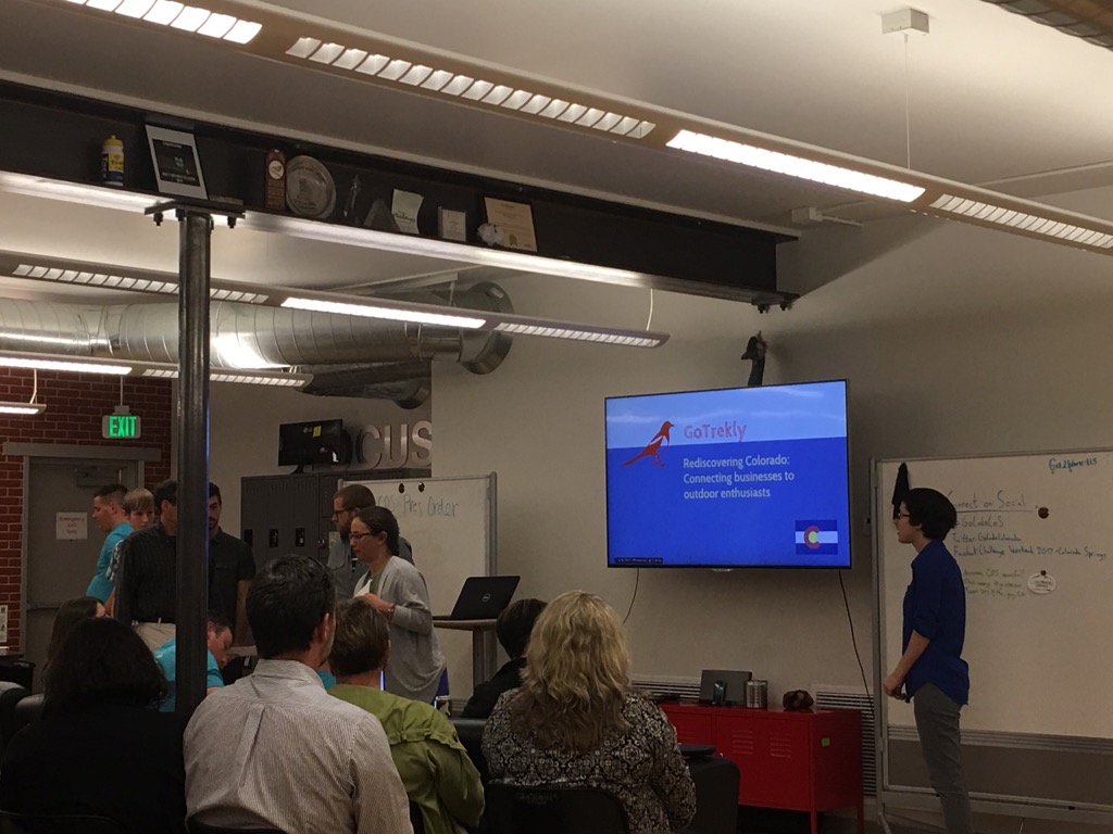 kittridgeconnec's tweet photo. Gotrekly on stage #gocodecos #gocodecolorado https://t.co/h2HIzuV9tR