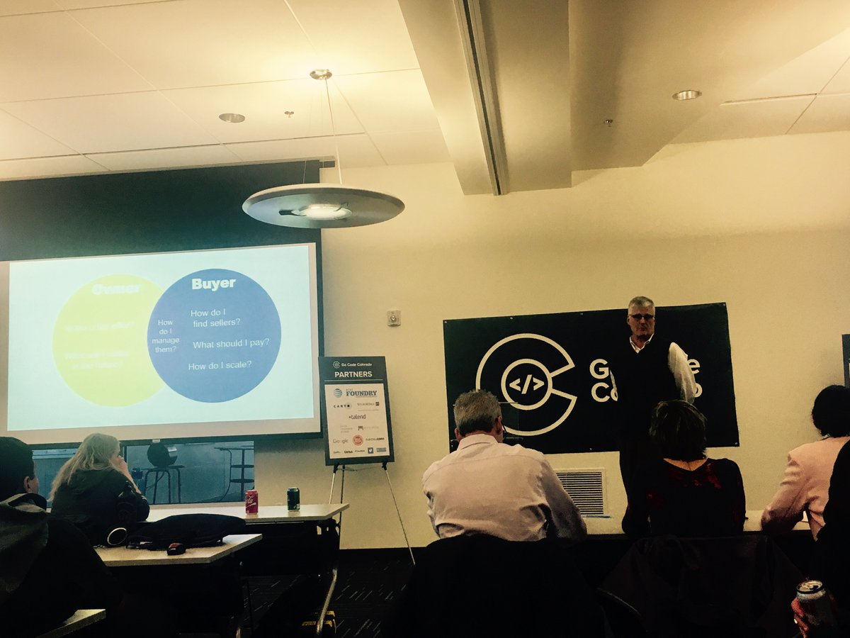 Team Layers from #GoCodeFoCo talking about connecting owners and buyers of mineral assets, checking their worth and manage portfolios