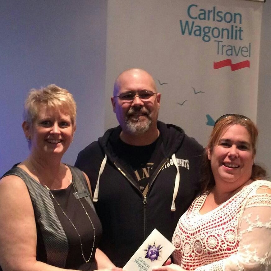 BSTvacations's tweet photo. Congrats to Sue Wilkes & fiancée of #ptbo - winners of the $1500 Travel Voucher from Kawartha Spring Bridal Show @VenuePtbo. #ksbs 🌞🌴👰 https://t.co/Lc0JdSXF5X
