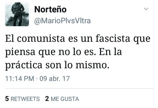 minutet's tweet photo. Eres comunista?: fascista
De derechas?: fascista
De podemos?: fascista
Independentista?: fascista
No?: fascista
Buenas noches #Offrec https://t.co/zIF30Ys0nI