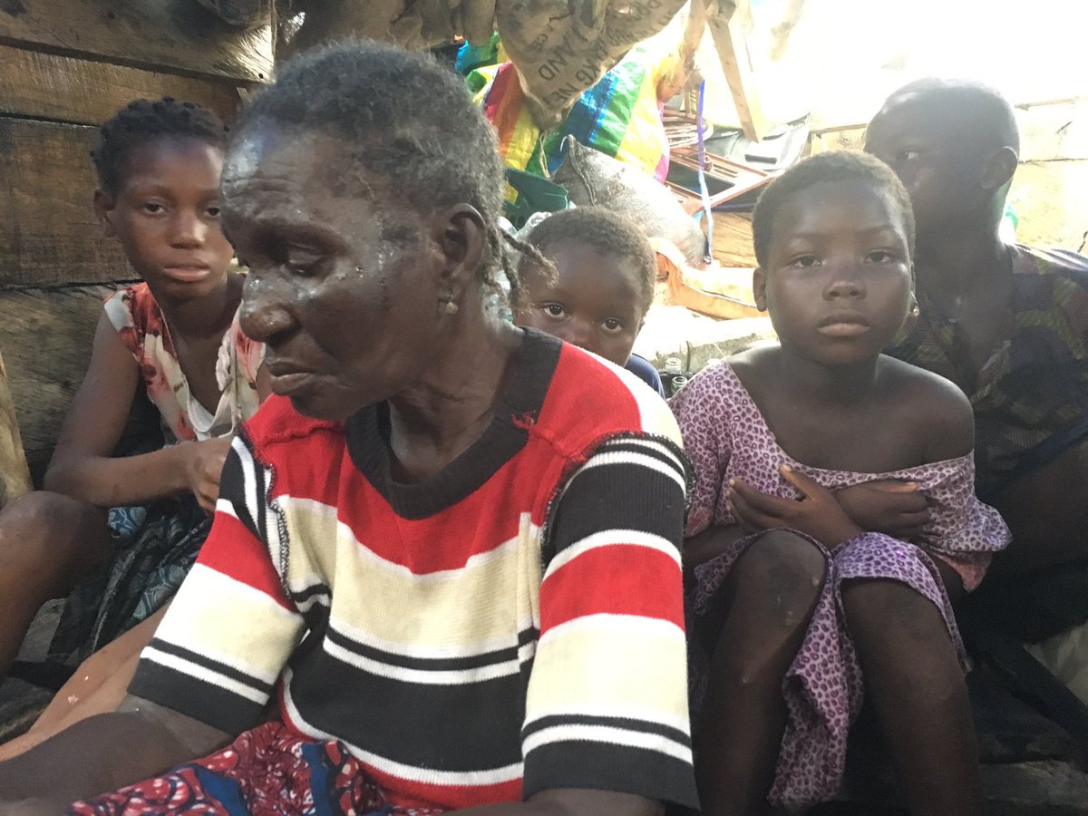 Shocking pictures Of OtodoGbame Residents in Lagos State living and sleeping at open sea after Gov Ambode drove them and burned down their residences.