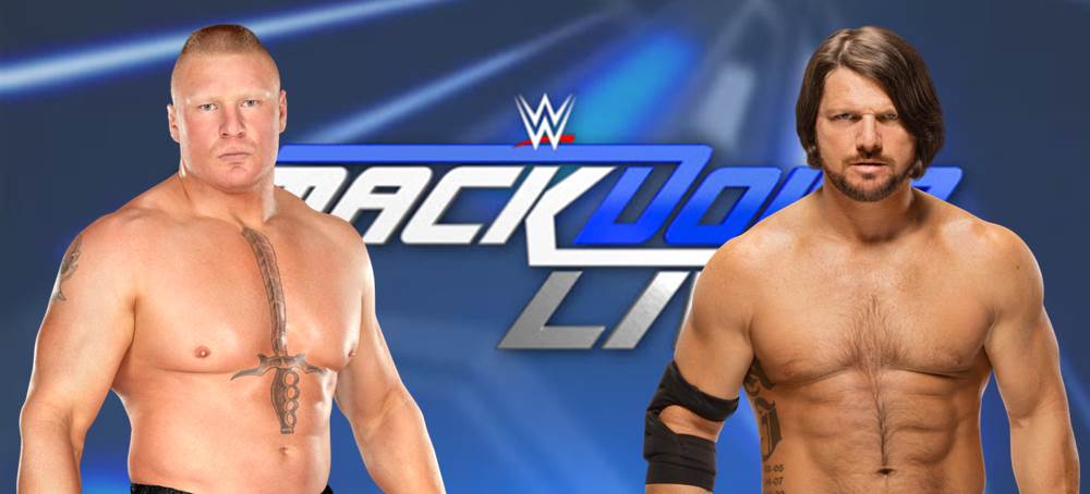 AmbrosePunk's tweet photo. Just give us.. #AJStyles VS #BrockLesnar https://t.co/NcYxUBEXLF