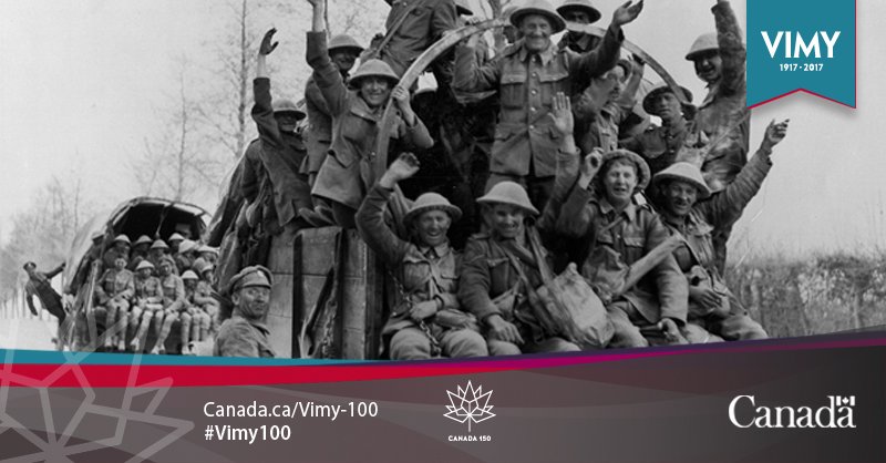 TD_Canada's tweet photo. 100 years later, Canada remembers the Battle of Vimy Ridge. #Vimy100 https://t.co/czrc6e51UW